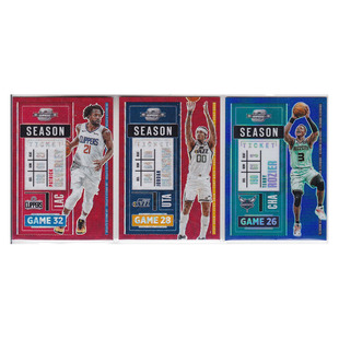 球星卡 贝弗利 克拉克森 罗齐尔 折射帕尼尼20-21contenders