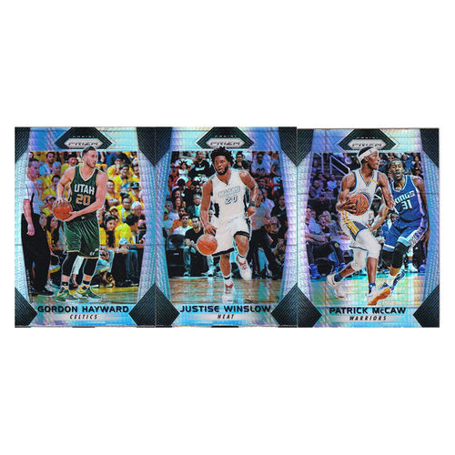 NBA球星卡 海沃德 温斯洛 麦考 波纹折帕尼尼17-18prizm