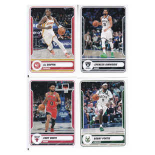 球星卡贴纸AJ格里芬 丁文迪 科比怀特 波蒂斯 帕尼尼2023小卡