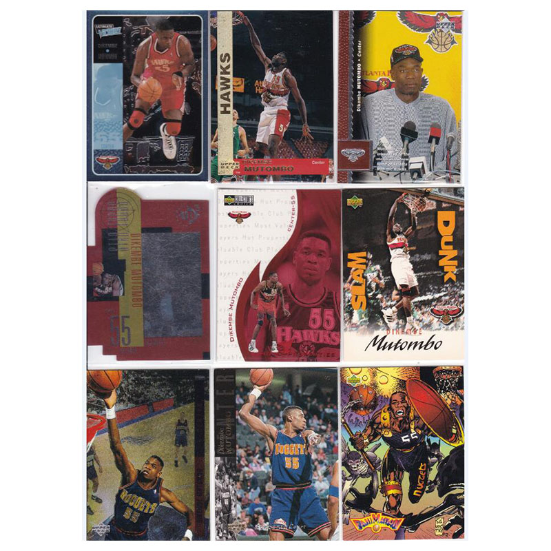 NBA球星卡 穆大叔 穆托姆博 ud 各个年份经典老卡 切割 新秀油画