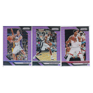 球星卡 纳什 大卫罗宾逊 怀特塞德 紫折射帕尼尼18-19prizm