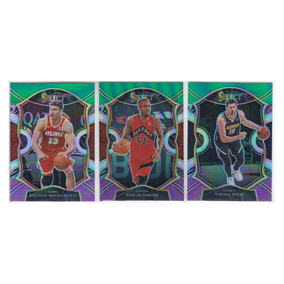 球星卡博格达诺维奇西亚卡姆约基奇三色折帕尼尼20-21select