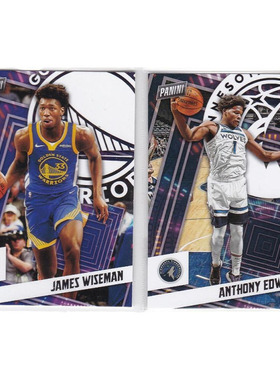 NBA球星卡 怀斯曼 爱德华兹 新秀帕尼尼20-21节日包