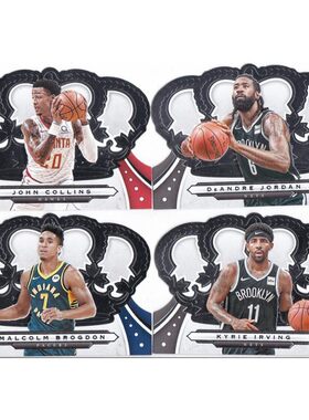 NBA球星卡 布罗格登科林斯凯里欧文小乔丹 皇冠切割panini19-20
