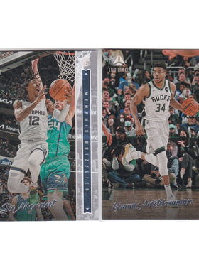 球星卡 莫兰特 字母哥 帕尼尼21-22luminance