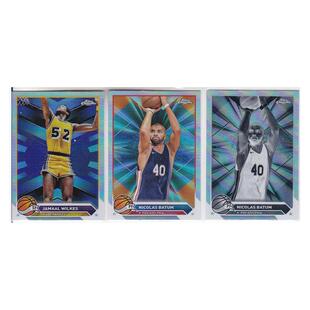球星卡威尔克斯 巴图姆银折射 topps 2024