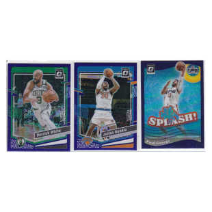 球星卡 德里克怀特 兰德尔 保罗乔治紫折射帕尼尼23-24optic