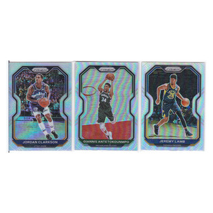 球星卡 克拉克森 字母哥 兰姆 银折射 帕尼尼20-21prizm