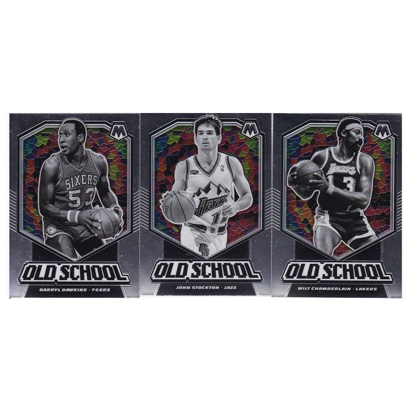 NBA球星卡道金斯斯托克顿张伯伦特卡 panini19-20mosaic