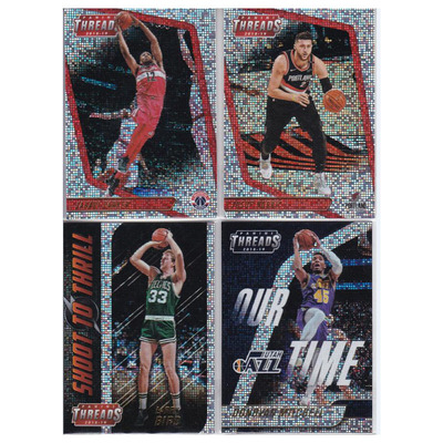 NBA球星卡 帕克 努尔基奇 伯德 米切尔 折射panini18-19threads