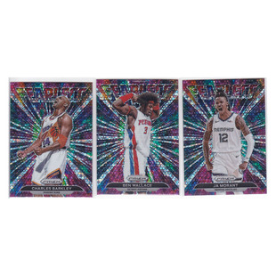 球星卡 巴克利本华莱士莫兰特fearless折射泡泡帕尼尼21-22prizm