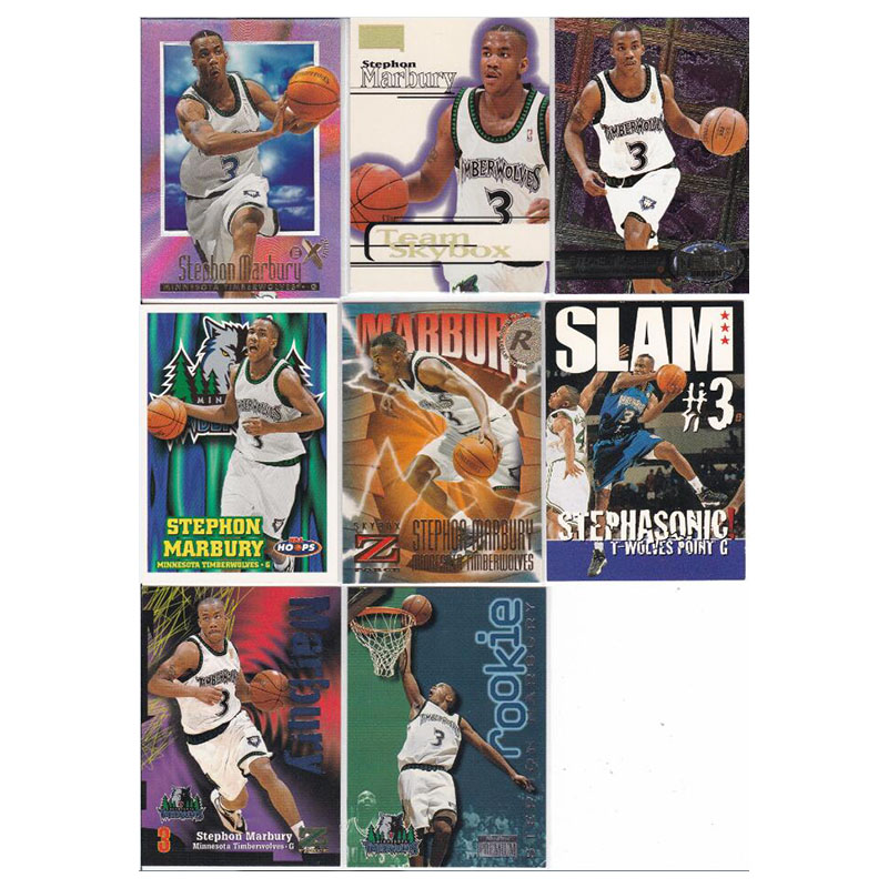 NBA球星卡 斯蒂芬马布里 skybox 1997  胶片 经典老卡 独狼
