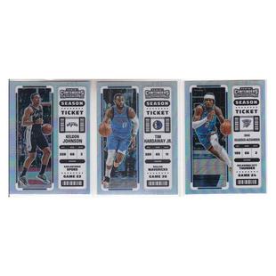 球星卡凯尔登约翰逊哈达威亚历山大银折射帕尼尼22-23contenders