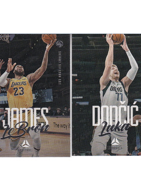 球星卡 勒布朗詹姆斯 东契奇 特卡 帕尼尼20-21luminance