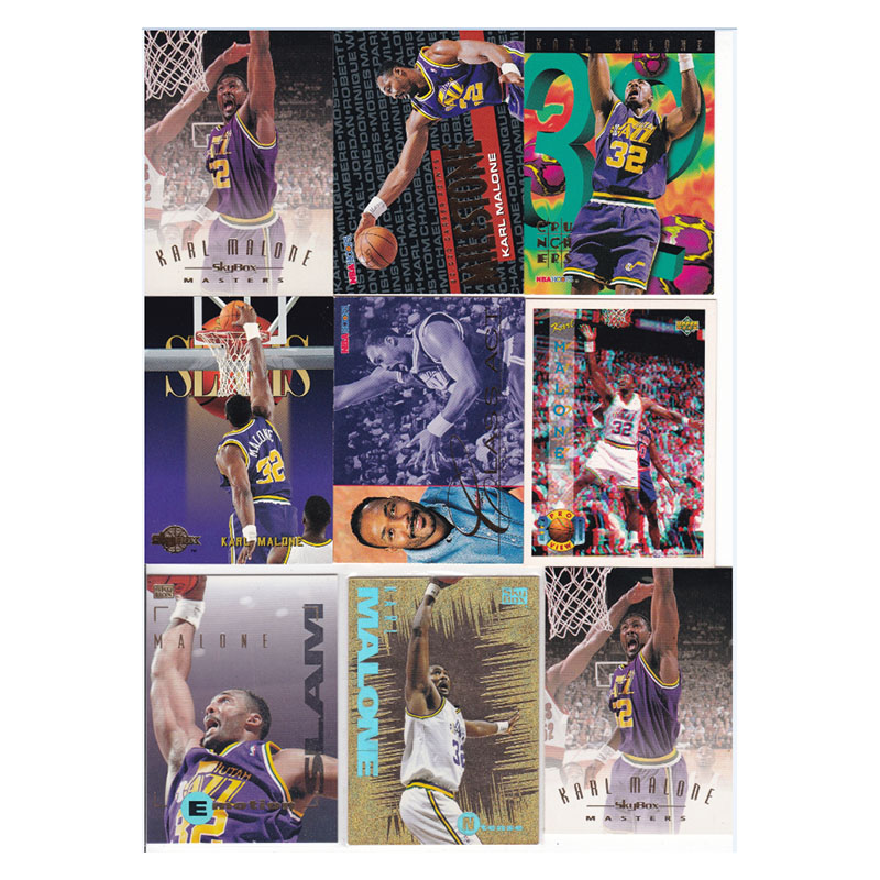 球星卡 卡尔马龙 skybox 1995 折射