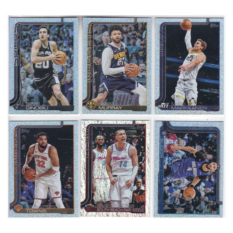 球星卡吉诺比利穆雷马尔卡宁唐斯泰勒希罗萨格斯折射topps2025