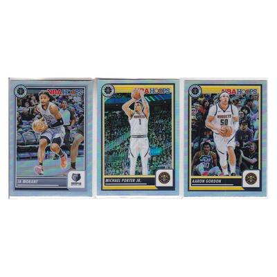 球星卡莫兰特迈克尔波特阿隆戈登银折射帕尼尼23-24hoops premium