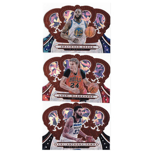 NBA球星卡 唐斯 马尔卡宁德雷蒙德格林 碎冰折射帕尼尼19-20crown