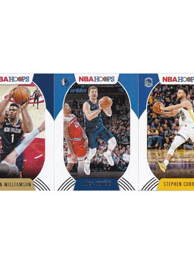 NBA球星卡 锡安威廉姆斯 东契奇  库里 帕尼尼20-21hoops