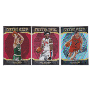 球星卡 拉里伯德 本华莱士 库科奇 折射 帕尼尼20-21optic