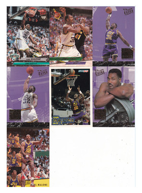 球星卡 卡尔马龙 fleer 1993 爵士队