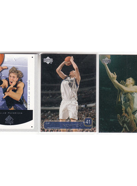 球星卡 德克诺维斯基 UD2003 2002 2001 独行侠队