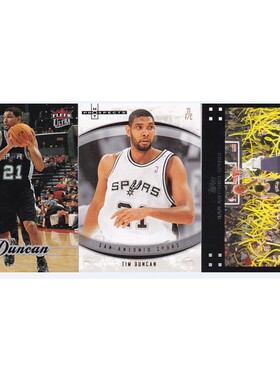 NBA球星卡 蒂姆邓肯 fleer 2007
