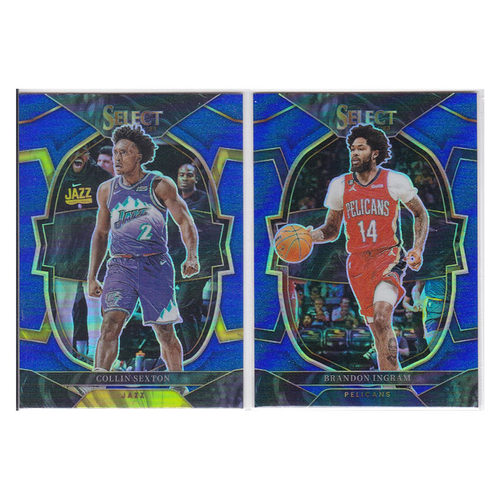 球星卡 塞克斯顿 英格拉姆 蓝折射 帕尼尼22-23select
