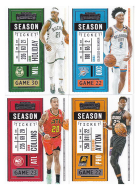 NBA球星卡 霍勒迪亚历山大科林斯艾顿帕尼尼20-21contenders