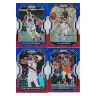 球星卡 克里斯 巴顿 怀特塞德 克里斯保罗三色折帕尼尼20-21prizm