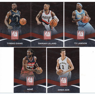 NBA球星卡 15donruss 埃文斯利拉德劳森内内阿西克panini14