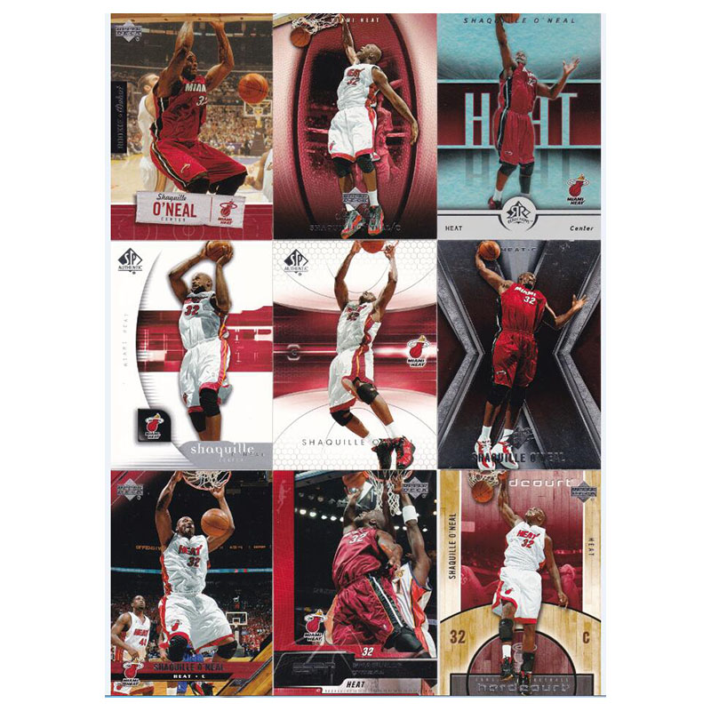 NBA球星卡 大鲨鱼 奥尼尔 折射 热火队 UD 2005