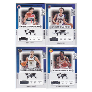 球星卡 阿夫迪亚纳什约基奇奥拉朱旺 国土帕尼尼21-22contenders