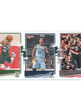 NBA球星卡 字母哥 莫兰特 卡梅隆安东尼帕尼尼20-21donruss