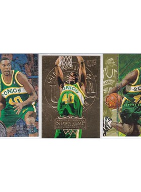 NBA球星卡 肖恩坎普 fleer 1995