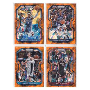 球星卡理查德森克拉克森阿隆戈登克劳德橙碎冰折帕尼尼20-21prizm