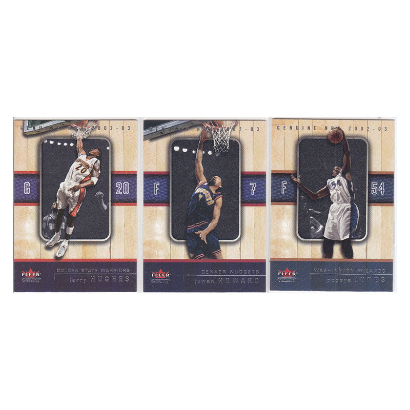 球星卡 拉里休斯 朱万霍华德 琼斯 fleer2002