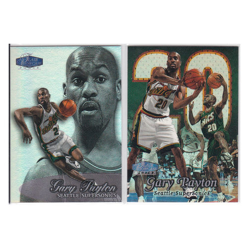 球星卡 加里佩顿 折射 fleer 1999