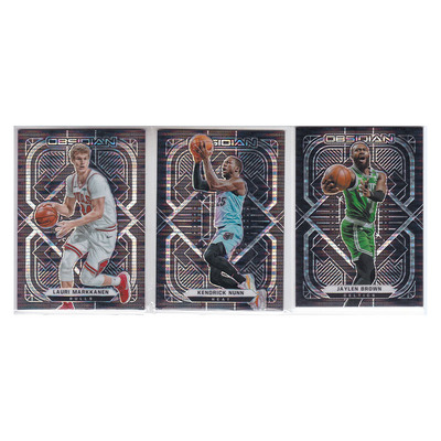 球星卡 马尔卡宁 纳恩 杰伦布朗 折射帕尼尼20-21obsidian