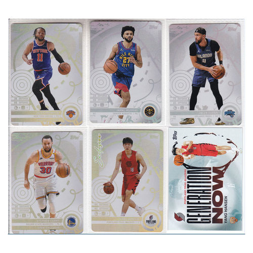 球星卡布伦森穆雷萨格斯库里杨瀚森新秀topps2025match attax