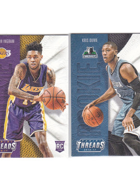 球星卡 英格拉姆 克里斯邓恩 新秀 帕尼尼16-17threads