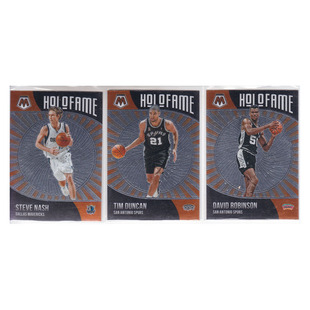 球星卡 纳什 邓肯 大卫罗宾逊 特卡 帕尼尼20-21mosaic