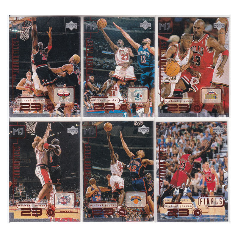 球星卡 迈克尔乔丹 ud1998 #136 138 141 144 152 165