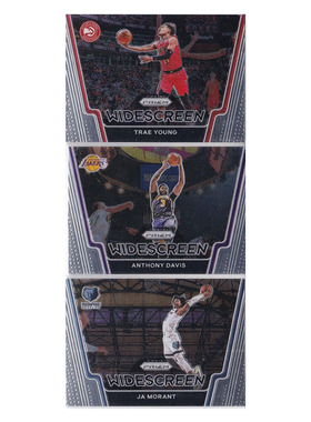 NBA球星卡 特雷杨安东尼戴维斯莫兰特widescreen帕尼尼20-21prizm