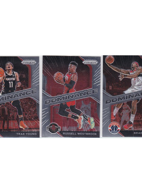 NBA球星卡 特雷杨 威少 比尔dominance帕尼尼20-21prizm