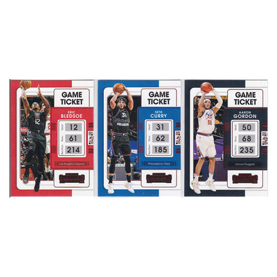 球星卡 布莱德索 塞斯库里 阿隆戈登红平行帕尼尼21-22contenders