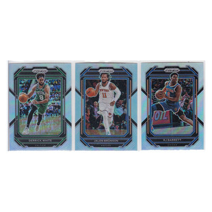 球星卡德里克怀特布伦森巴雷特 银折射帕尼尼22-23prizm