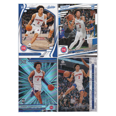 球星卡 坎宁安 新秀帕尼尼21-22absolute prestige XR luminance