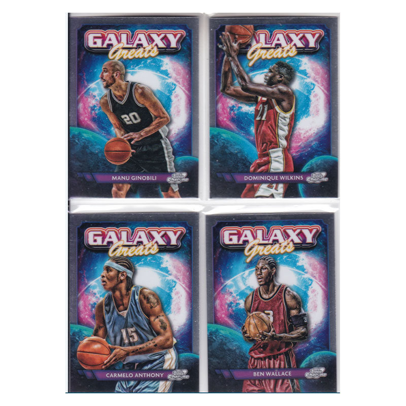 球星卡吉诺比利威尔金斯卡梅隆安东尼本华莱士特卡topps2024