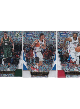 球星卡 字母哥 卡巴罗特 巴默特 折射 帕尼尼16-17threads